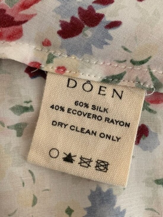 Doen Arleen Silk Ruffle Floral V Neck Slip Midi Maxi Dress Wildflower Thicket - Picture 10 of 12